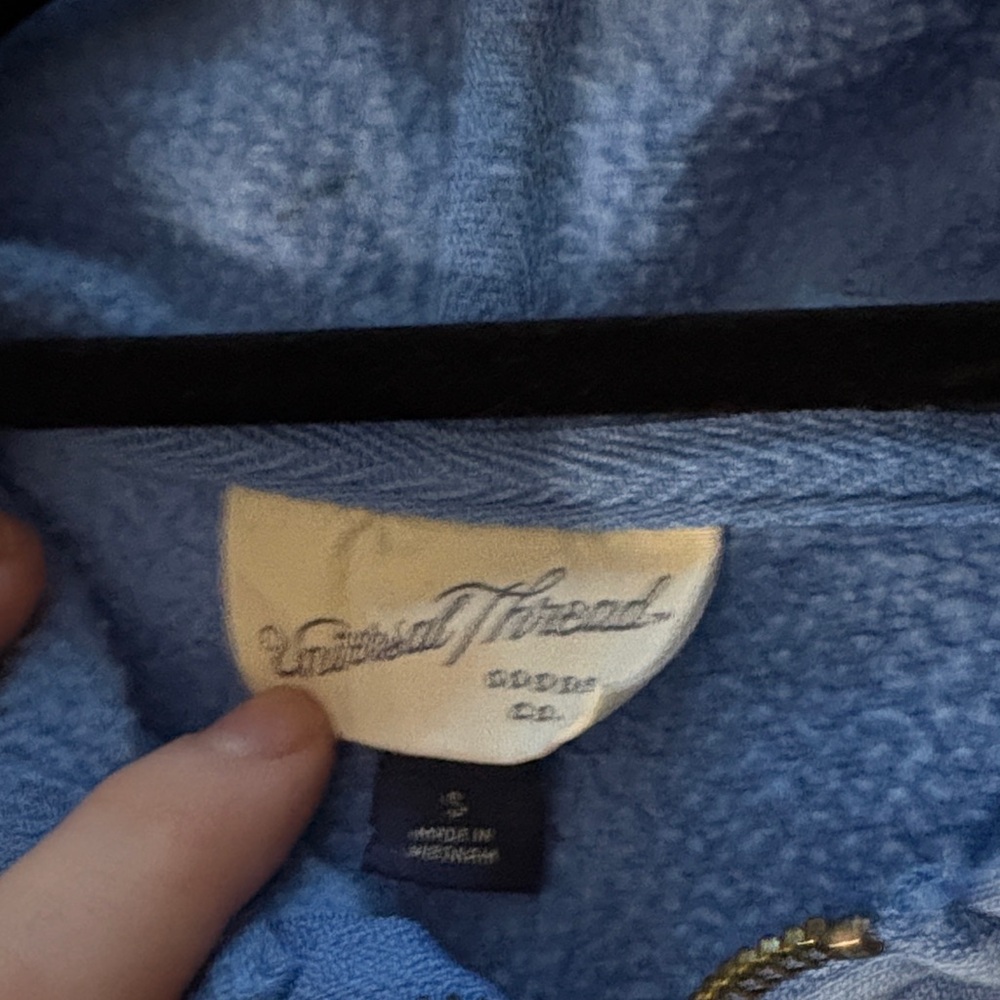 Universal Thread Light Blue Zip-Up Jacket - Picture 2 of 5